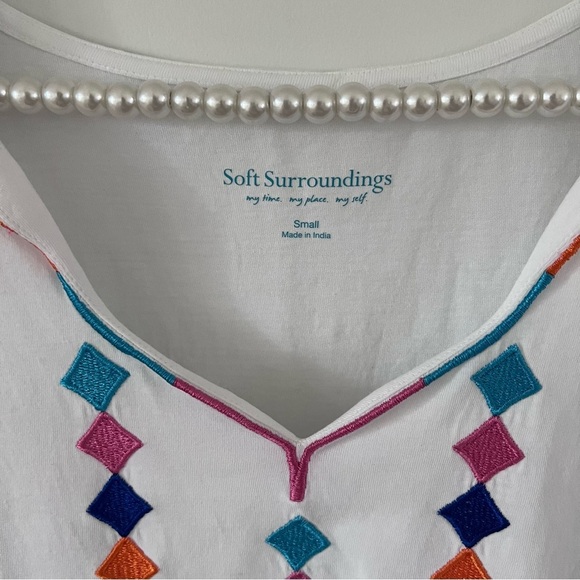 Soft Surroundings Boho Cotton Blouse Tops Bundle of 3 |Size Small| - Picture 5 of 16